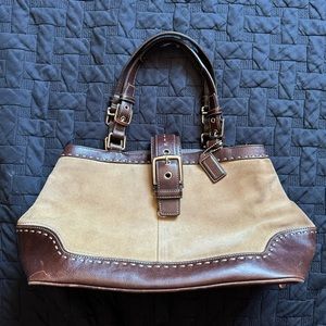 Coach Suede Handbag